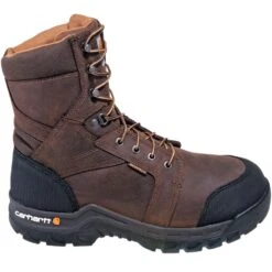 Carhartt Boots: Men's CMF8389 Composite Toe Waterproof Insulated EH Boots 10 Carhartt Boots: Men's CMF8389 Composite Toe Waterproof Insulated EH Boots -Workingperson Deals Shirts Store carhartt cmp8389 o 01