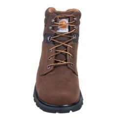 Carhartt Boots: Men's CMW6174 Brown 6-Inch Non-Safety Toe Work Boots -Workingperson Deals Shirts Store carhartt cmw6274 f 01 1