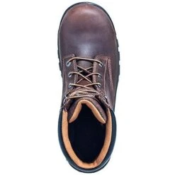 Carhartt Boots: Men's Brown CMF6066 Slip Resistant Leather Work Flex EH Boots -Workingperson Deals Shirts Store carhartt footwear cmf6366 t 01 1