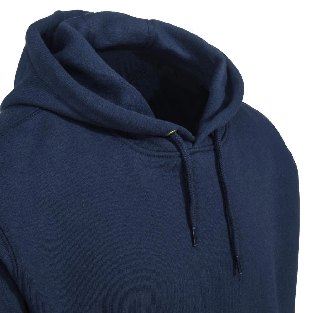 Carhartt Sweatshirts: Men's K288 472 New Navy Blue Midweight Hooded Logo Sweatshirt 2 Carhartt Sweatshirts: Men's K288 472 New Navy Blue Midweight Hooded Logo Sweatshirt - Image 2