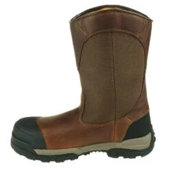 Carhartt Boots: Men's CME1355 Brown Composite Toe Waterproof Pull On Boots -Workingperson Deals Shirts Store carhartt cme1355 i 001 1