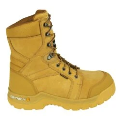 Carhartt Boots: Men's Wheat CMF8058 Insulated Work Boots -Workingperson Deals Shirts Store carhartt cmf8058 o 001