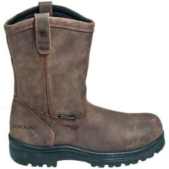 Carolina Boots: Men's Brown CA2533 Composite Toe Wellington EH Work Boots -Workingperson Deals Shirts Store carolina ca2533 o 01