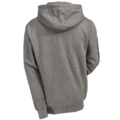 CAT Apparel Sweatshirts: Men's 1910709 004 Grey Hooded Trademark Banner Sweatshirt
