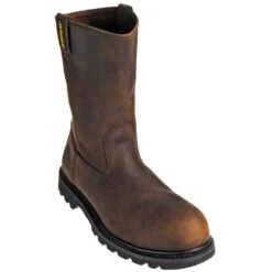 Caterpillar Boots: Men's Steel Toe EH 89516 Revolver Wellington Boots -Workingperson Deals Shirts Store cat 89516 p 01