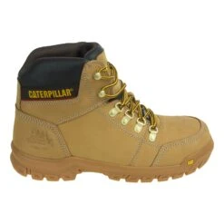 Caterpillar Boots: Outline Wheat 6" 90801 Men's Steel Toe EH Boots -Workingperson Deals Shirts Store cat 90801 0001 r