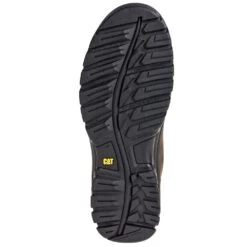 Caterpillar Boots: Men's P90803 Steel Toe EH Outline Seal Brown Work Boots -Workingperson Deals Shirts Store cat 90803 s 01