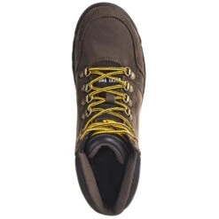 Caterpillar Boots: Men's P90803 Steel Toe EH Outline Seal Brown Work Boots -Workingperson Deals Shirts Store cat 90803 t 01