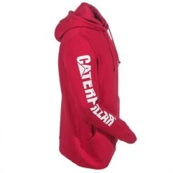 CAT Apparel Sweatshirts: Men's 1910709 155 Chili Pepper Red Hooded Sweatshirt -Workingperson Deals Shirts Store cat apparel 1910709 155 r 01