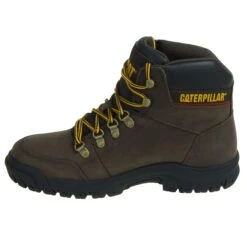 Caterpillar Boots: Men's Outline General Toe 74087 Brown 6" Boots -Workingperson Deals Shirts Store cat p74087 i 001