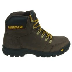 Caterpillar Boots: Men's Outline General Toe 74087 Brown 6" Boots -Workingperson Deals Shirts Store cat p74087 o 001