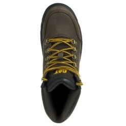 Caterpillar Boots: Men's Outline General Toe 74087 Brown 6" Boots -Workingperson Deals Shirts Store cat p74087 t 001