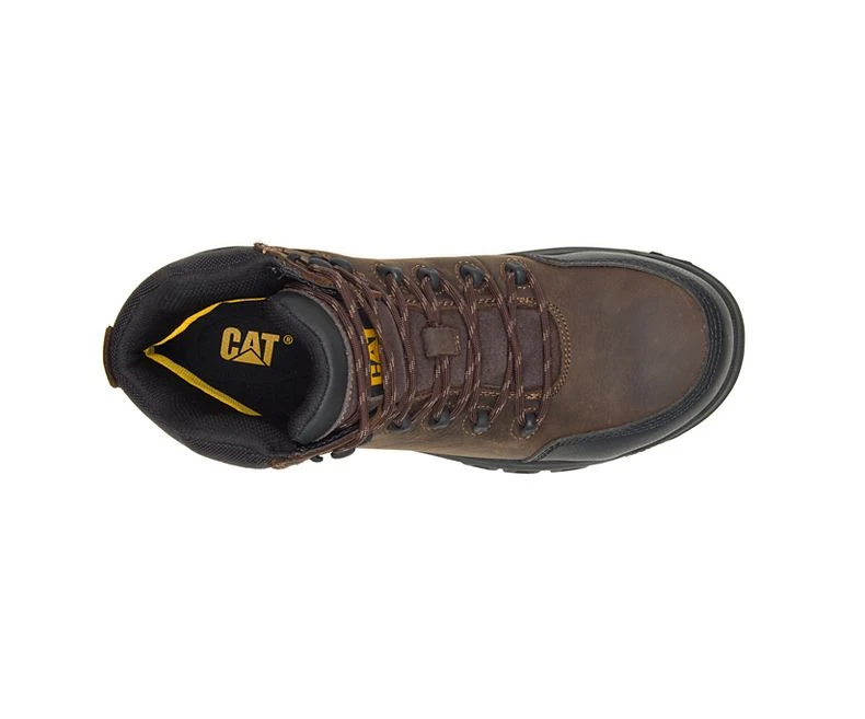 Caterpillar Boots: Men's P90977 Brown Resorption Composite Toe Waterproof Work Boot 6 Caterpillar Boots: Men's P90977 Brown Resorption Composite Toe Waterproof Work Boot - Image 6