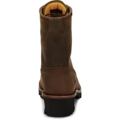 Chippewa Boots: Men's Waterproof Brown 73100 Logger Work Boots -Workingperson Deals Shirts Store chp 006 73100edit