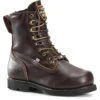 Carolina Boots: Men's CA518 Brown Steel Toe INT 2.0 Domestic Broad Toe Winged D3O Internal MetGuard Work Boot