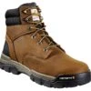 Carhartt Boots: Men's CME6047 Brown Oil Tanned Ground Force 6-Inch Soft Toe Waterproof Work Boot