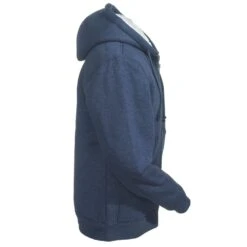 Cornerstone Jackets: Men's Sherpa-Lined Heavyweight Fleece Hooded Jacket CS625 NVY -Workingperson Deals Shirts Store corner stone cs625 r 01