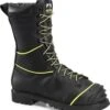 Matterhorn Boots: Men's CV12000 Black Steel Toe 10" Internal Metguard Waterproof Lace To Toe Work Boot