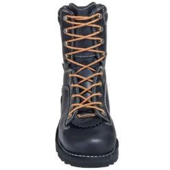 Danner Boots: Men's 17309 Black EH USA-Made Waterproof 8 Inch Quarry Work Boots -Workingperson Deals Shirts Store danner 17309 f 01