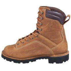 Danner Boots: Men's 17319 Brown Waterproof USA-Made EH Insulated Quarry Boots -Workingperson Deals Shirts Store danner 17319 i 01