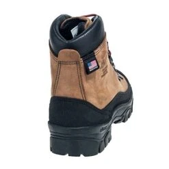 Danner Boots: Men's 37440 USA-Made Brown Waterproof Crater Rim Hiking Boots -Workingperson Deals Shirts Store danner 37440 b 01