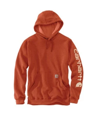 Carhartt Sweatshirts: Men's K288 Q15 Jasper Heather Midweight Hooded Logo Sweatshirt 2 Carhartt Sweatshirts: Men's K288 Q15 Jasper Heather Midweight Hooded Logo Sweatshirt - Image 2
