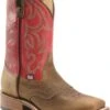 Double H Boots: Men's DH3556 Red Leather USA-Made 11-Inch Cowboy Boots
