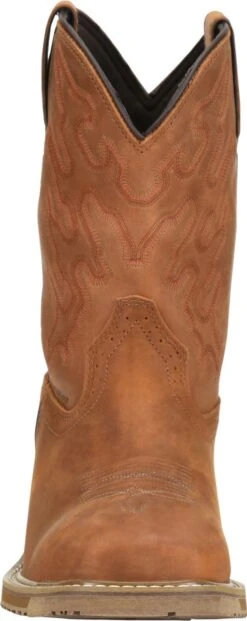 Double H Boots: Men's DH5143 Brown 10" Square Composite Toe Jacob Cowboy Boot -Workingperson Deals Shirts Store dh5143 500xauto toe