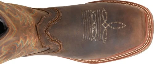 Double H Boots: Men's DH5241 Brown Square Composite Toe 12" Elijah Workflex MAX Cowboy Boot 6 Double H Boots: Men's DH5241 Brown Square Composite Toe 12" Elijah Workflex MAX Cowboy Boot - Image 6