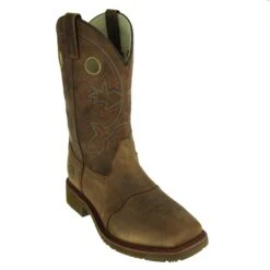 Double H Boots: ICE Composite Toe Men's DH6134 Brown Ropers -Workingperson Deals Shirts Store double h dh5134 p 001 1