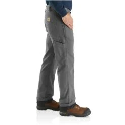 Carhartt Pants: Men's 103342 039 Gravel Rugged Flex Relaxed Fit Canvas Flannel-Lined Utility Work Pant -Workingperson Deals Shirts Store download 2021 07 16t145703.651