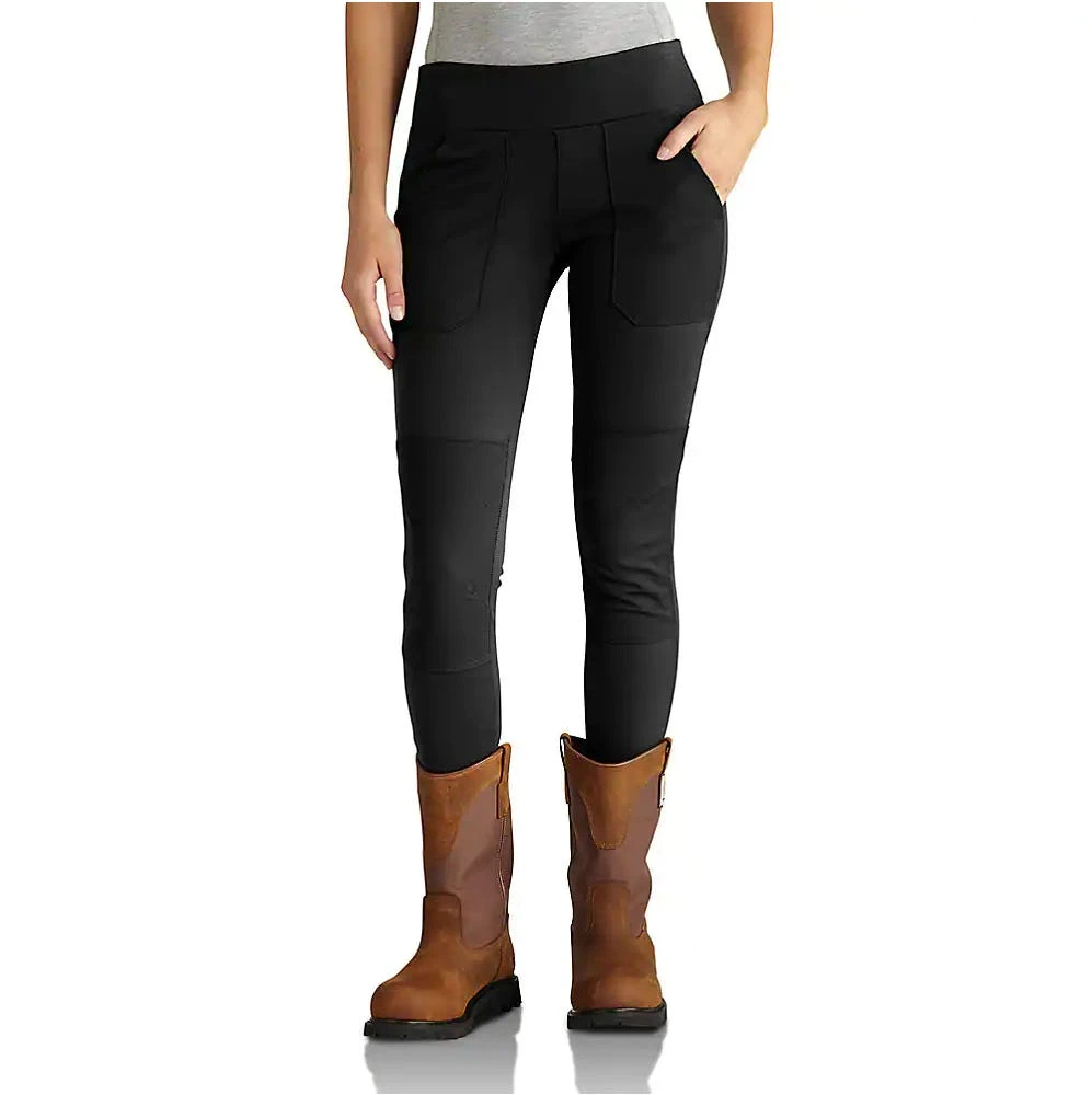 Carhartt Pants: Women's 102482 N04 Black Black Force Utility Leggings 1 Carhartt Pants: Women's 102482 N04 Black Black Force Utility Leggings