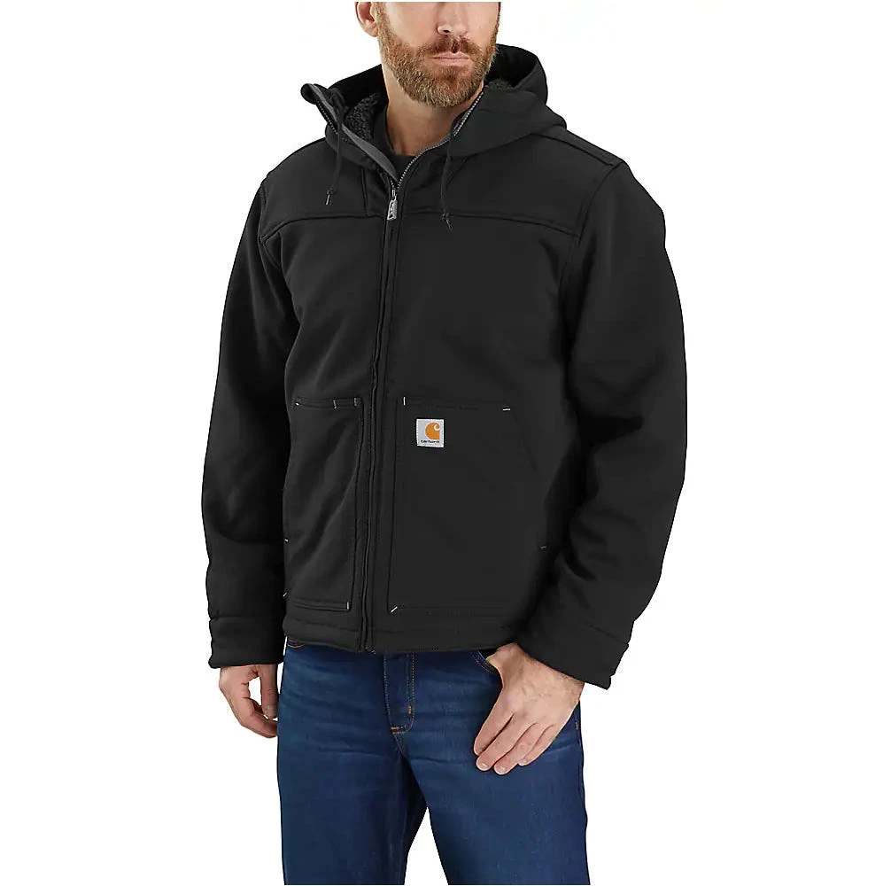 Carhartt Jackets: Men's 105001 N04 Black Super Dux Relaxed Fit Sherpa-Lined Active Jacket 1 Carhartt Jackets: Men's 105001 N04 Black Super Dux Relaxed Fit Sherpa-Lined Active Jacket