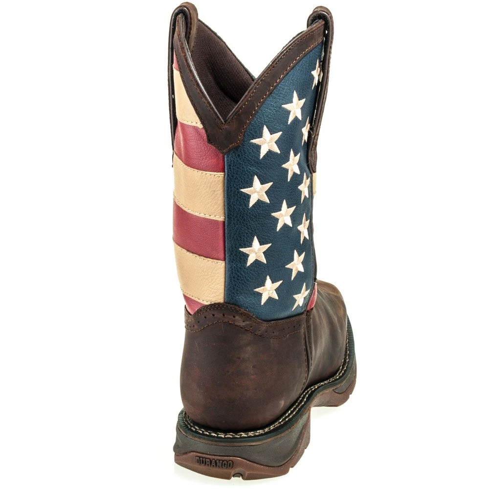 Durango Boots: Men's Steel Toe DB020 American Flag Rebel Cowboy Boots 1 Durango Boots: Men's Steel Toe DB020 American Flag Rebel Cowboy Boots