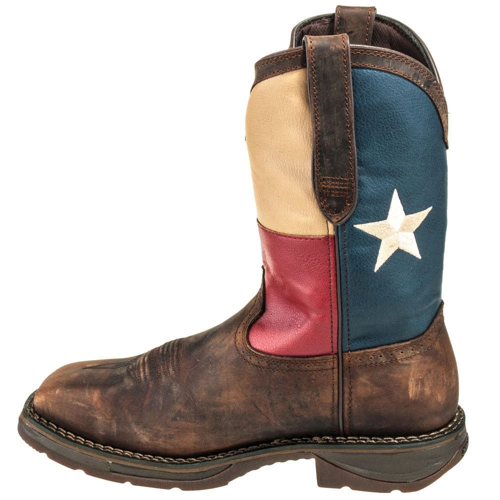 Durango Boots: Men's Steel Toe DB021 EH Texas Flag Cowboy Boots 3 Durango Boots: Men's Steel Toe DB021 EH Texas Flag Cowboy Boots - Image 3