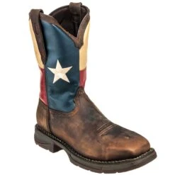 Durango Boots: Men's Steel Toe DB021 EH Texas Flag Cowboy Boots 11 Durango Boots: Men's Steel Toe DB021 EH Texas Flag Cowboy Boots -Workingperson Deals Shirts Store durango db 021 p 01