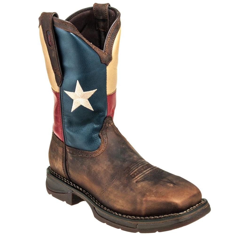 Durango Boots: Men's Steel Toe DB021 EH Texas Flag Cowboy Boots 5 Durango Boots: Men's Steel Toe DB021 EH Texas Flag Cowboy Boots - Image 5