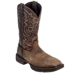 Durango Boots: Men's Brown Rebel DB4343 Steel Toe EH Cowboy Work Boots 11 Durango Boots: Men's Brown Rebel DB4343 Steel Toe EH Cowboy Work Boots -Workingperson Deals Shirts Store durango db4343 p 01
