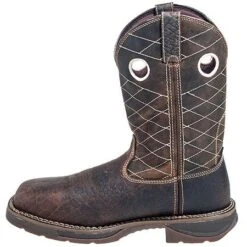 Durango Boots: Men's DB4354 Composite Toe EH Brown Cowboy Work Boots -Workingperson Deals Shirts Store durango db4354 i 01