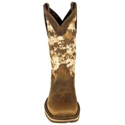 Durango Boots: Men's Desert Camo DDB0166 Rebel Western Pull-On Boots -Workingperson Deals Shirts Store durango ddb0166 f 01