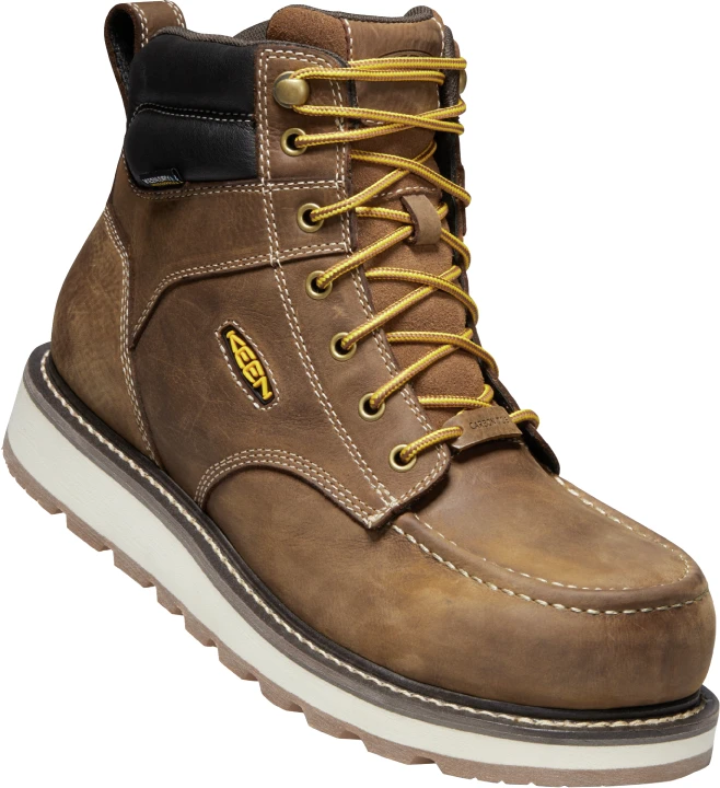 Keen Utility: Men's 1023223 Belgian Sandshell Cincinnati 6'' Soft Toe Waterproof Work Boot 3 Keen Utility: Men's 1023223 Belgian Sandshell Cincinnati 6'' Soft Toe Waterproof Work Boot - Image 3