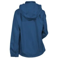 Eddie Bauer Jackets: Women's EB551 DPS Blue Waterproof Breathable Rain Jacket