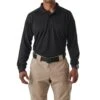 5.11 Tactical Shirts: Men's Performance Black Long Sleeve Polo Shirt 72049 019