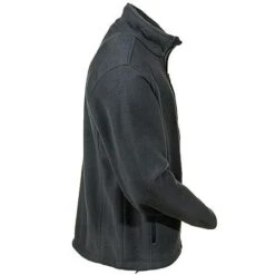 Port Authority Jackets: Men's Grey F217 GRY Full Zip Fleece Jacket -Workingperson Deals Shirts Store f217gry portauthorityr 01