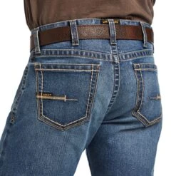 Ariat Rebar Jeans: Men's 10041081 Rico M7 DuraStretch Edge Stackable Straight Leg Jean 11 Ariat Rebar Jeans: Men's 10041081 Rico M7 DuraStretch Edge Stackable Straight Leg Jean -Workingperson Deals Shirts Store f22 mns work 10041081 detail02
