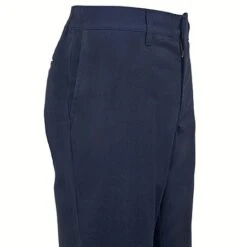 Dickies Pants: Women's Dark Navy FP121 DN Flat Front Stretch Twill Pants -Workingperson Deals Shirts Store fp121dnv dickiesr 01