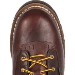 Georgia Boot: Men's G101 Brown 8" Waterproof Work Boots -Workingperson Deals Shirts Store g101 6 large