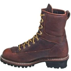 Georgia Boots: Men's Brown G7313 Waterproof EH Steel Toe Logger Boots 11 Georgia Boots: Men's Brown G7313 Waterproof EH Steel Toe Logger Boots -Workingperson Deals Shirts Store g7313st georgiai 01