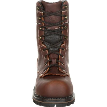 Georgia Boots: Men's GB00236 Brown AMP LT Composite Toe Logger Boots 5 Georgia Boots: Men's GB00236 Brown AMP LT Composite Toe Logger Boots - Image 5