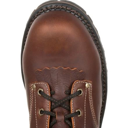 Georgia Boots: Men's GB00236 Brown AMP LT Composite Toe Logger Boots 2 Georgia Boots: Men's GB00236 Brown AMP LT Composite Toe Logger Boots - Image 2